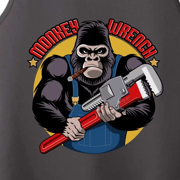 Monkey Wrench Mechanic Grease Monkey Car Repair Technician Cute Gift Performance Tank