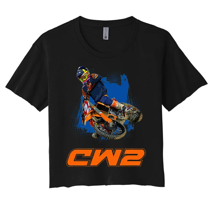 Motocross Webb2cooper Women's Crop Top Tee