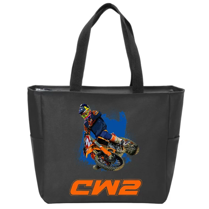 Motocross Webb2cooper Zip Tote Bag