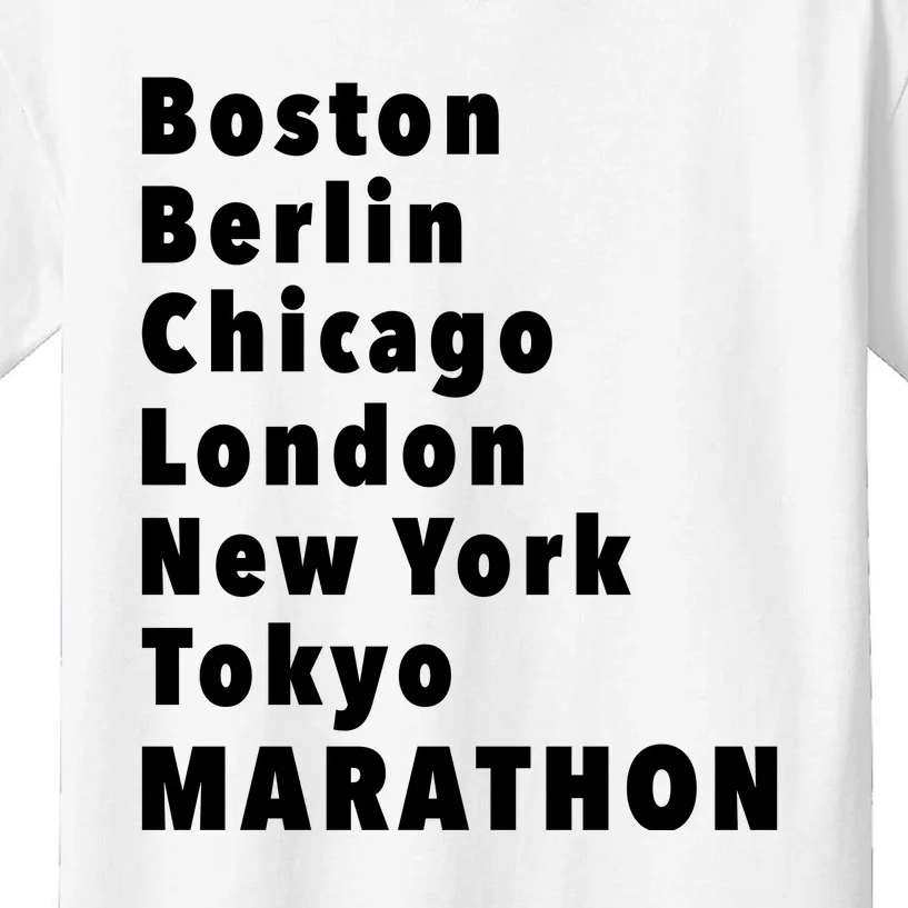 Marathon Wishlists Kids T-Shirt