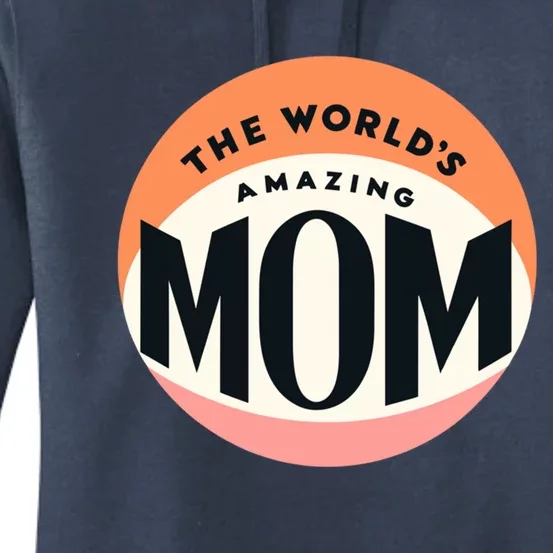 Minimalitst WorldS Most Amazing Mom Beloved Mom Heartfelt Gift Women's Pullover Hoodie