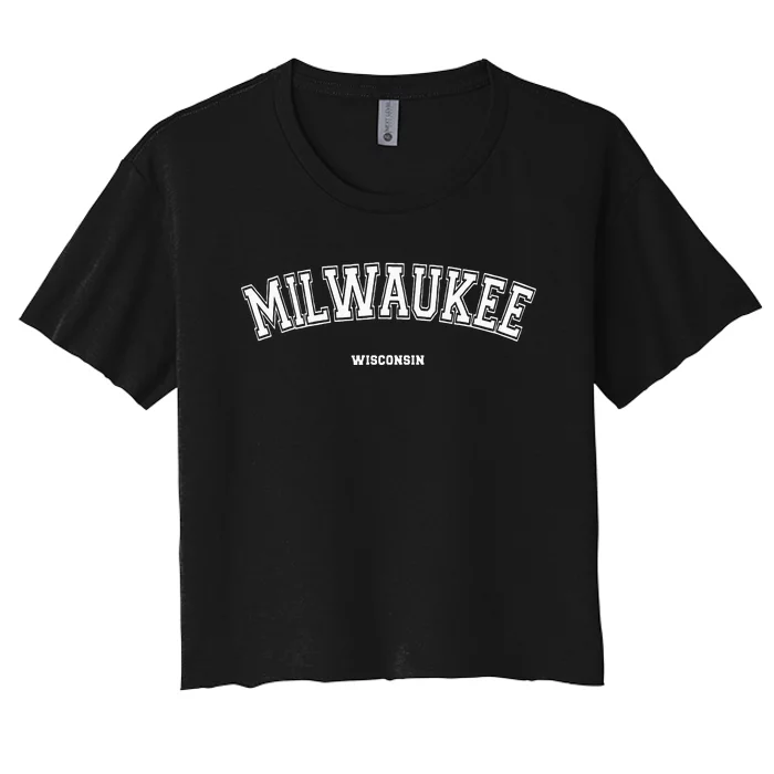 Milwaukee Wisconsin Women's Crop Top Tee