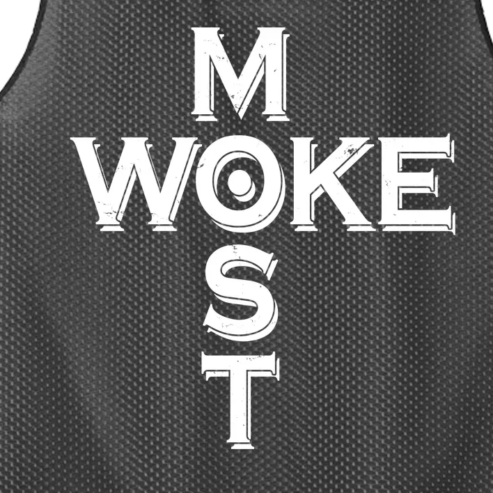 Most Woke Mesh Reversible Basketball Jersey Tank