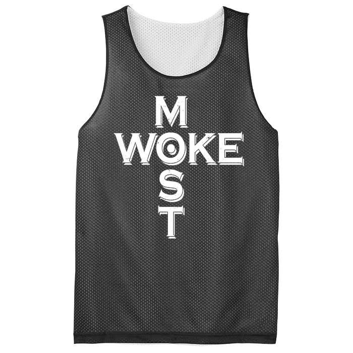 Most Woke Mesh Reversible Basketball Jersey Tank