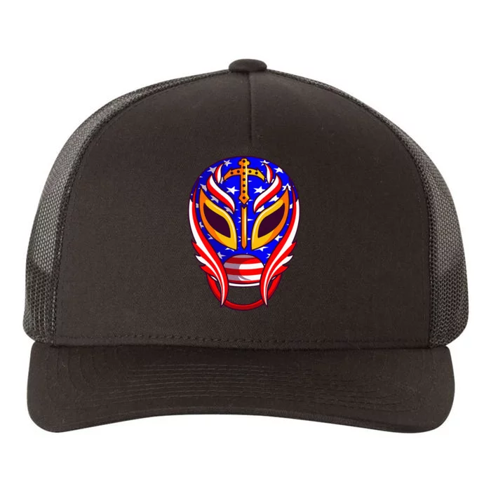 Mexican Wrestling Mask Yupoong Adult 5-Panel Trucker Hat