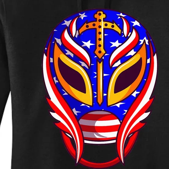 Mexican Wrestling Mask Women's Pullover Hoodie