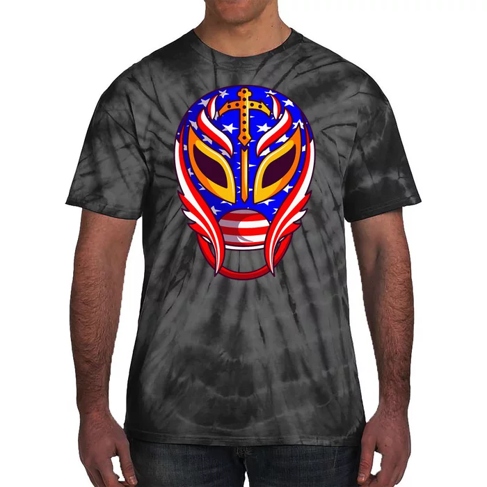 Mexican Wrestling Mask Tie-Dye T-Shirt