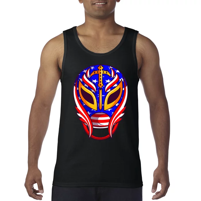 Mexican Wrestling Mask Tank Top