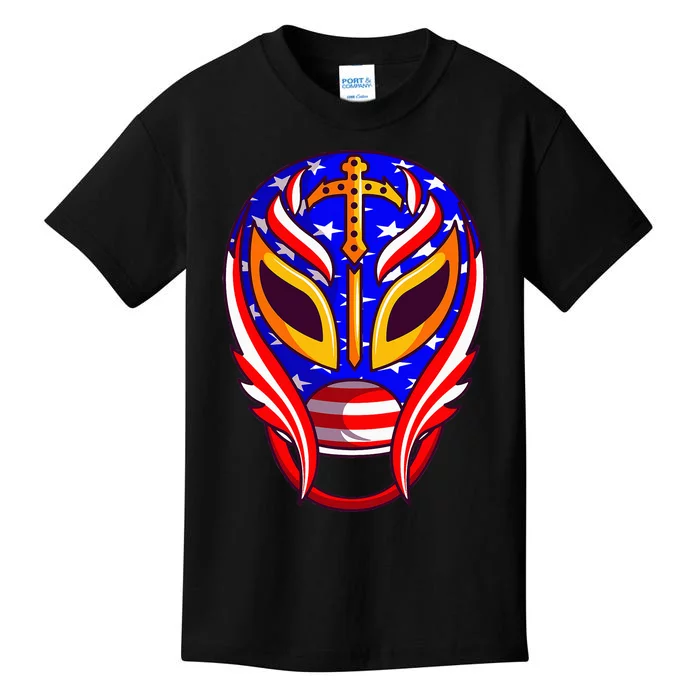 Mexican Wrestling Mask Kids T-Shirt