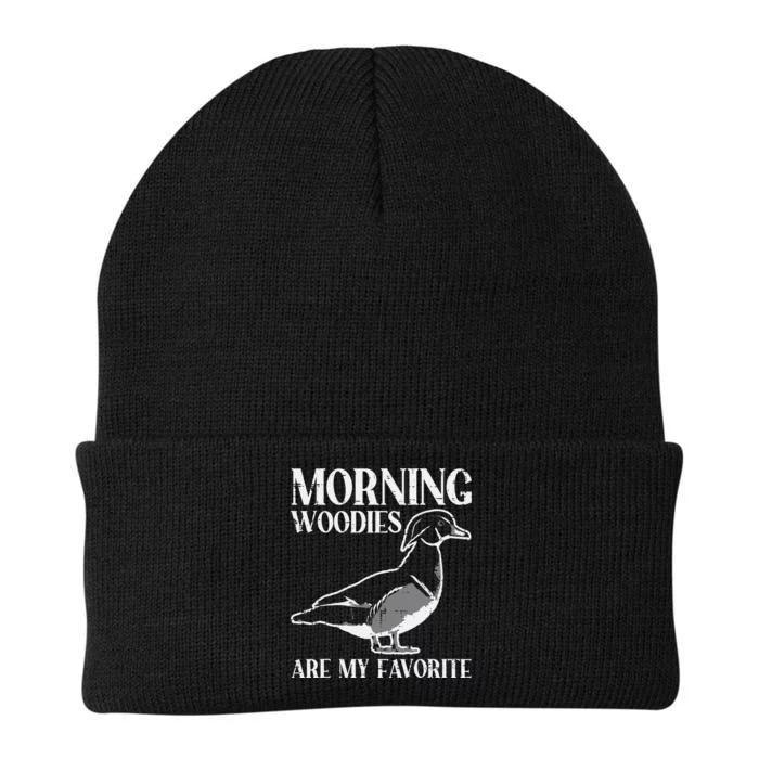 Morning Woody My Favorite Duck Hunting Funny Hunter Knit Cap Winter Beanie