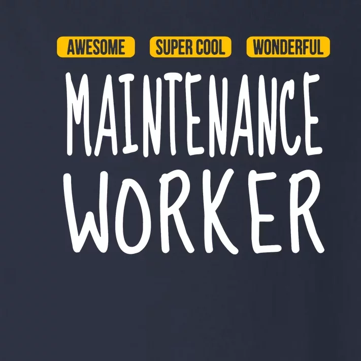 Maintenance Worker Toddler Long Sleeve Shirt