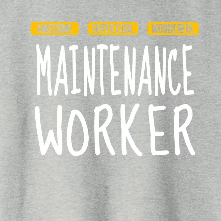 Maintenance Worker Women's Crop Top Tee