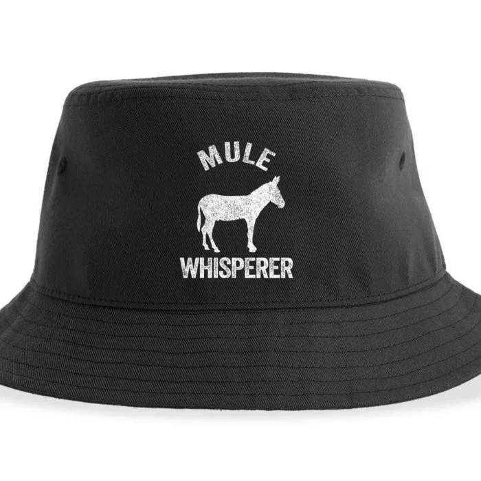 Mule Whisperer Mule Lover Funny Sustainable Bucket Hat