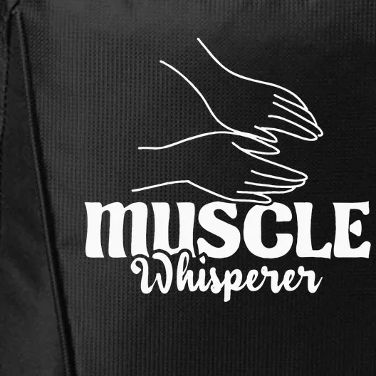 Muscle Whisperer Massage Therapist Therapy Masseuse LMT City Backpack