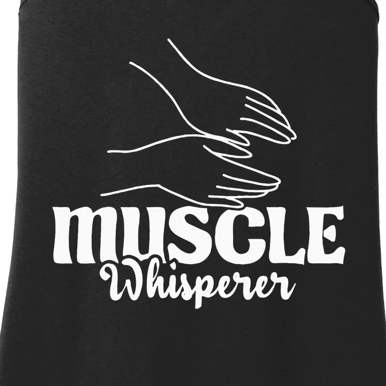 Muscle Whisperer Massage Therapist Therapy Masseuse LMT Ladies Essential Tank