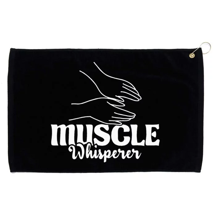 Muscle Whisperer Massage Therapist Therapy Masseuse LMT Grommeted Golf Towel