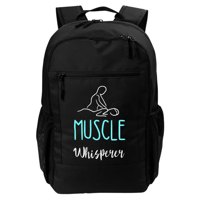 Muscle Whisperer Massage Therapist Spa Masseur Kneading Daily Commute Backpack