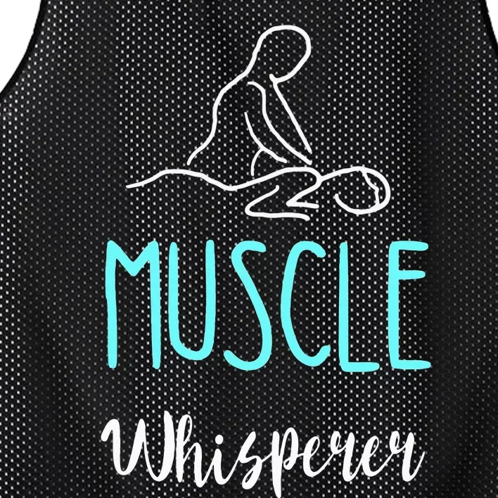 Muscle Whisperer Massage Therapist Spa Masseur Kneading Mesh Reversible Basketball Jersey Tank