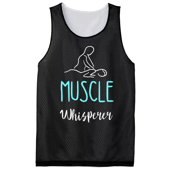 Muscle Whisperer Massage Therapist Spa Masseur Kneading Mesh Reversible Basketball Jersey Tank