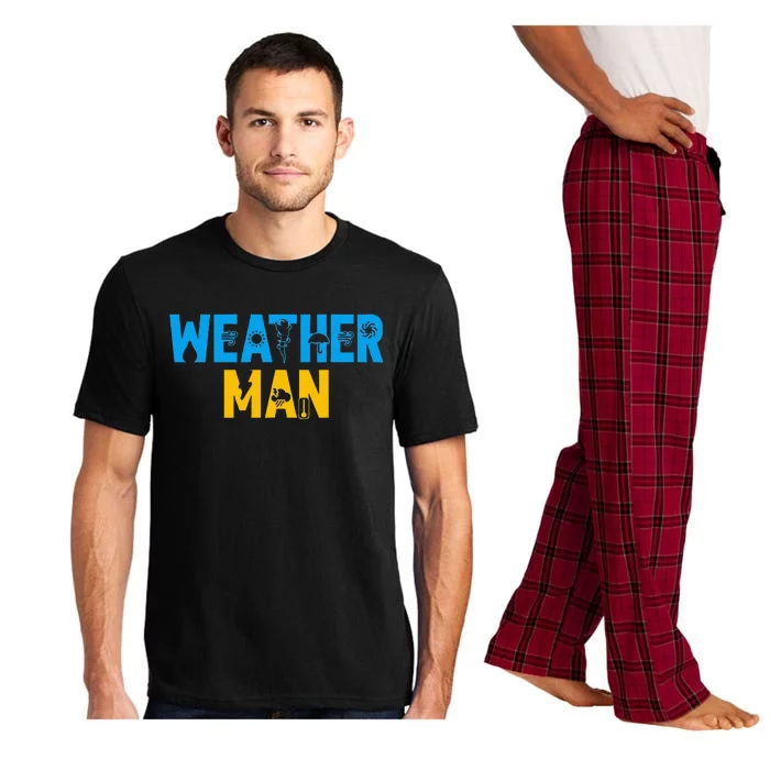 Meteorology Weather Man Meteorologist Storm Forecaster Pajama Set