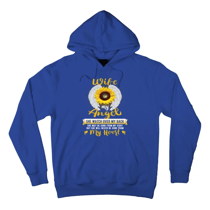 My Wife My Angel She Will Never Be Gone From My Heart Gift Hoodie