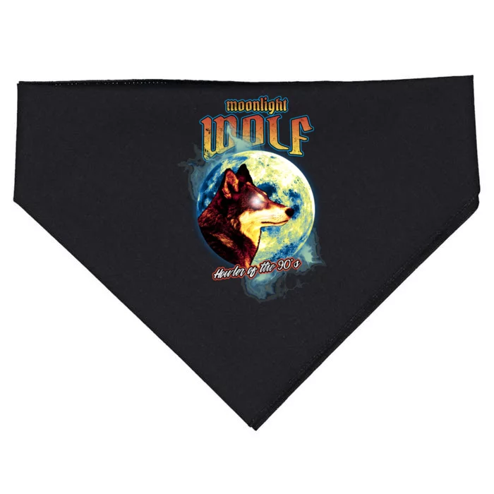 Moonlight Wolf USA-Made Doggie Bandana