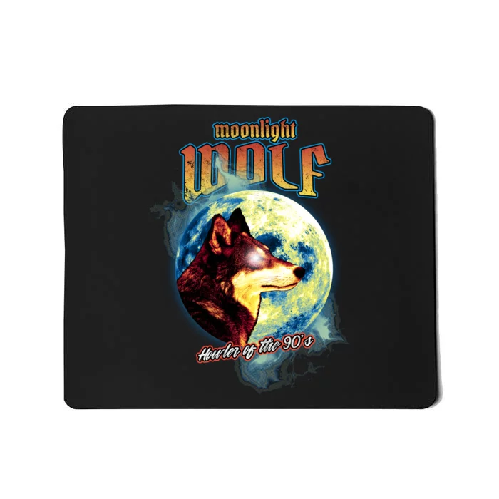 Moonlight Wolf Mousepad