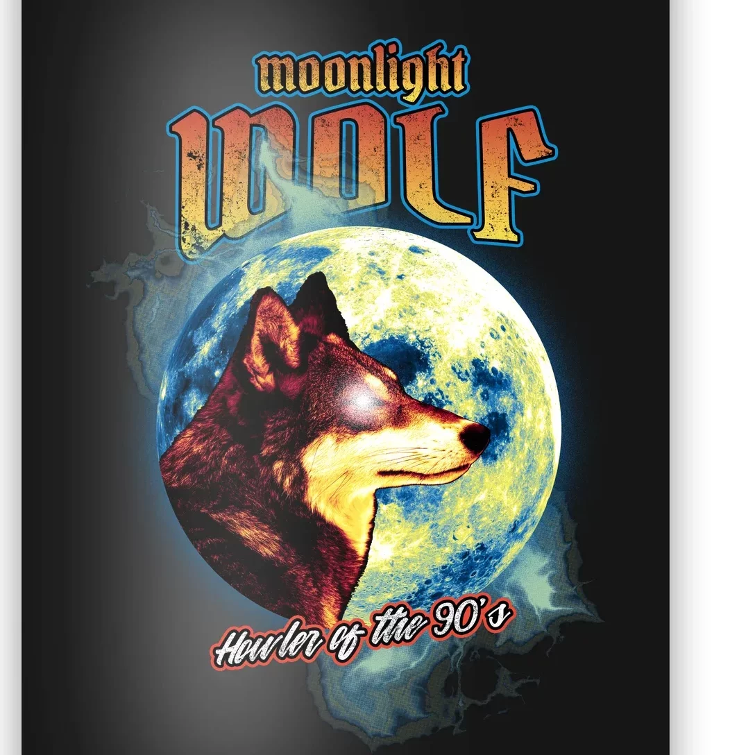 Moonlight Wolf Poster