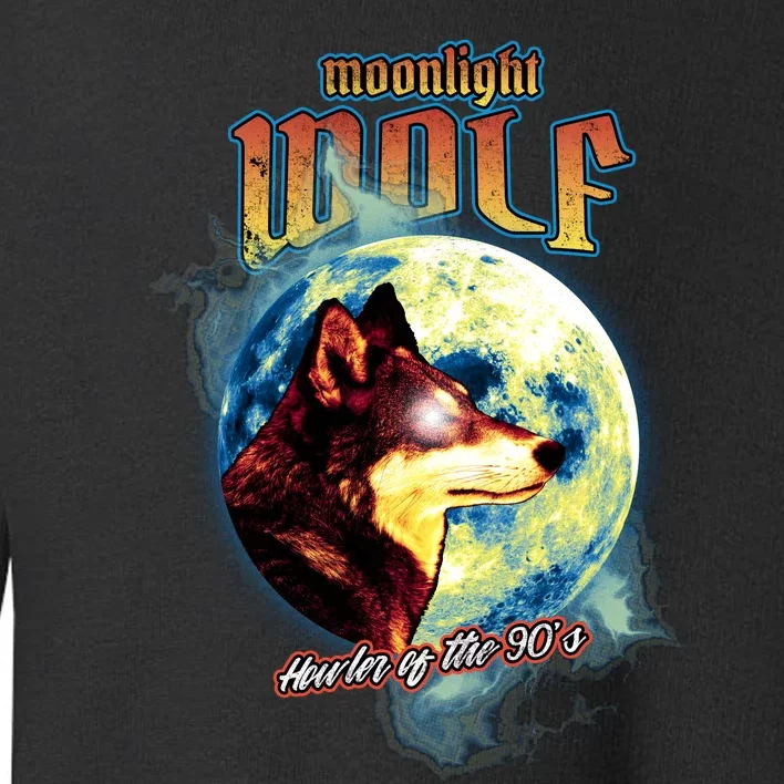 Moonlight Wolf Toddler Sweatshirt