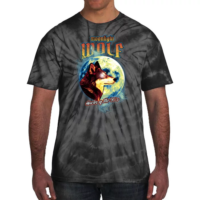 Moonlight Wolf Tie-Dye T-Shirt