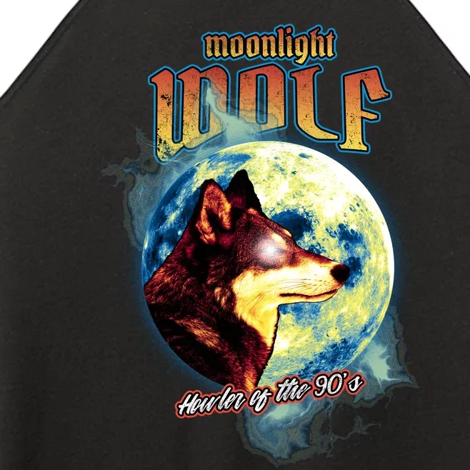 Moonlight Wolf Women’s Perfect Tri Rocker Tank