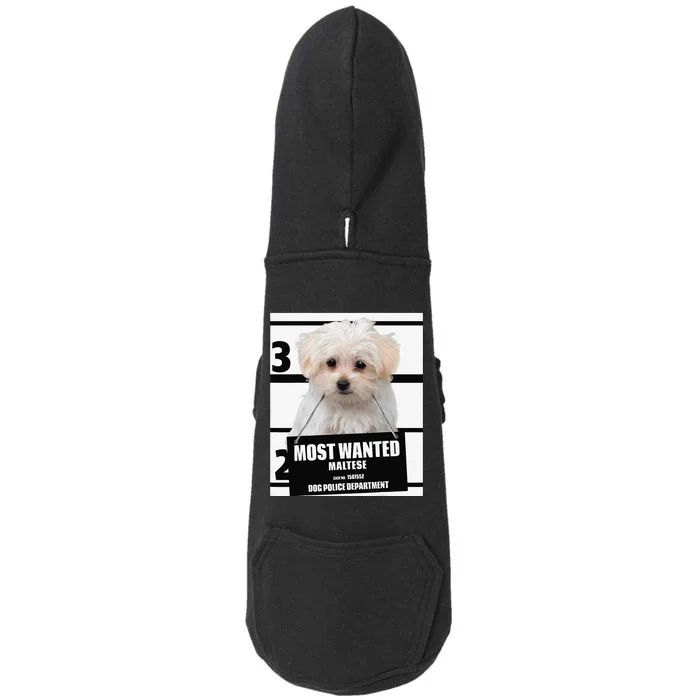 Most Wanted Maltese Terrier Dog Doggie 3-End Fleece Hoodie