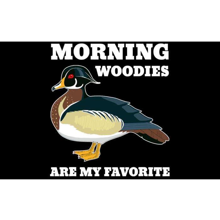 Morning Woody My Favorite Duck Hunting Funny Hunter Bumper Sticker