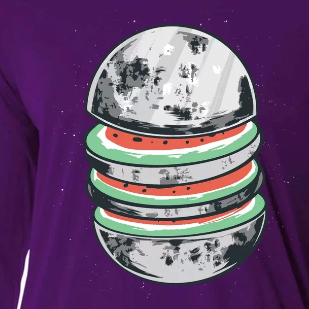 Moon Watermelon Cooling Performance Long Sleeve Crew