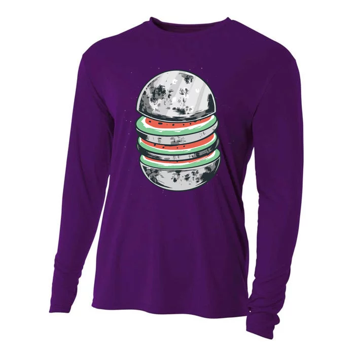 Moon Watermelon Cooling Performance Long Sleeve Crew