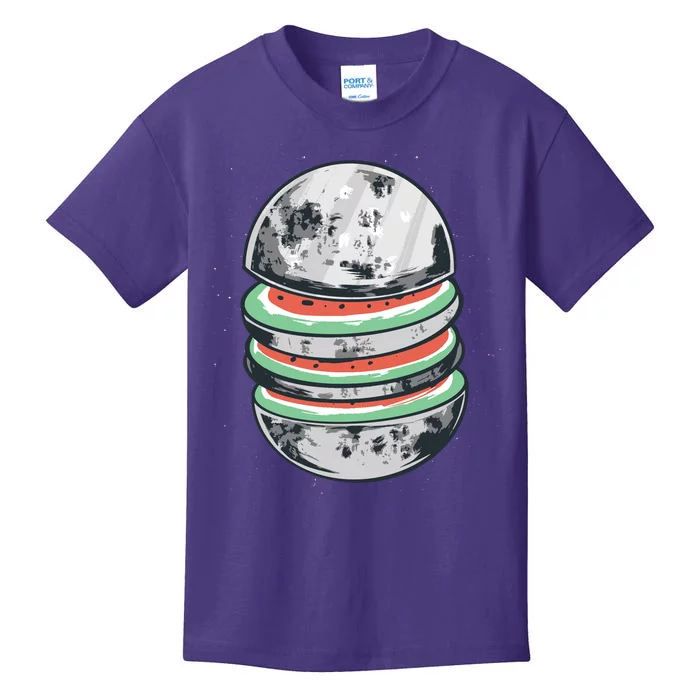 Moon Watermelon Kids T-Shirt