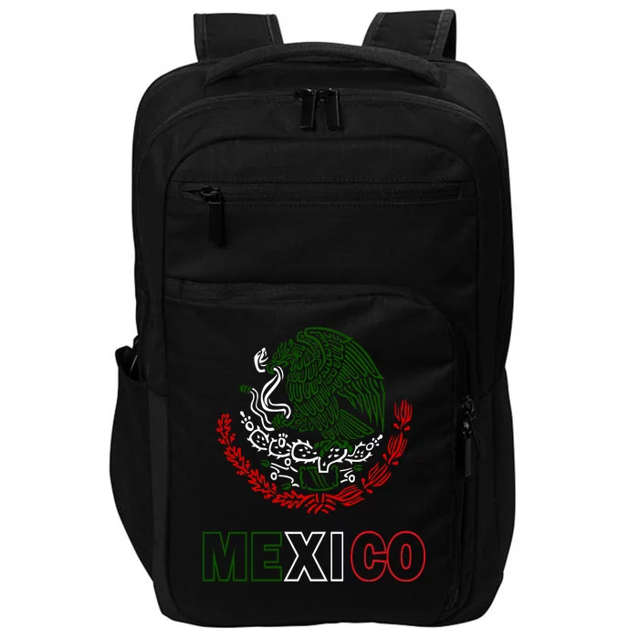 Mexico With Mexican Eagle From Flag Impact Tech Backpack