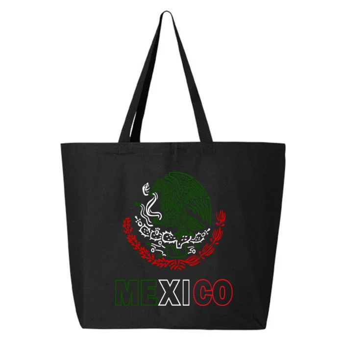 Mexico With Mexican Eagle From Flag 25L Jumbo Tote