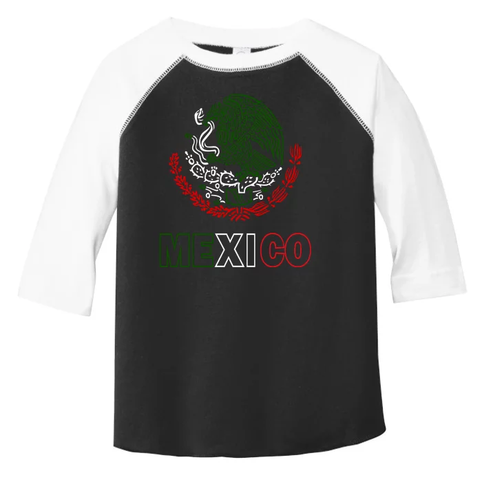 Mexico With Mexican Eagle From Flag Toddler Fine Jersey T-Shirt