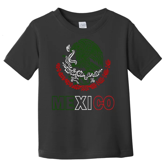 Mexico With Mexican Eagle From Flag Toddler T-Shirt