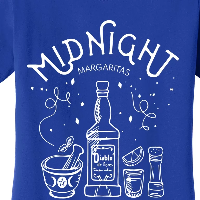 Midnight Witch Margaritas Practical Halloween Magic Tees Gift Women's T-Shirt