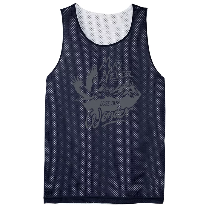 May We Never Lose Our Wonder Nature Mesh Reversible Basketball Jersey Tank