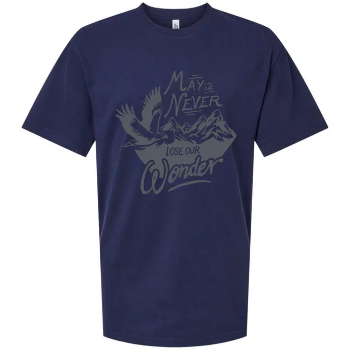 May We Never Lose Our Wonder Nature Sueded Cloud Jersey T-Shirt