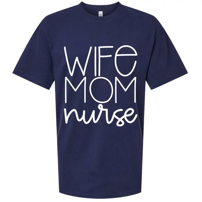 Mom Wife Nurse Hero Tee Gift Sueded Cloud Jersey T-Shirt