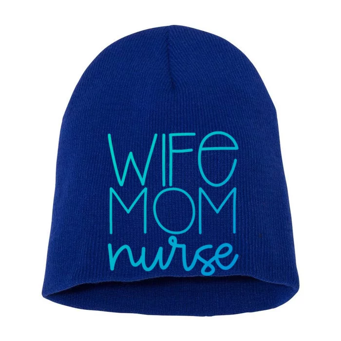 Mom Wife Nurse Hero Tee Gift Short Acrylic Beanie