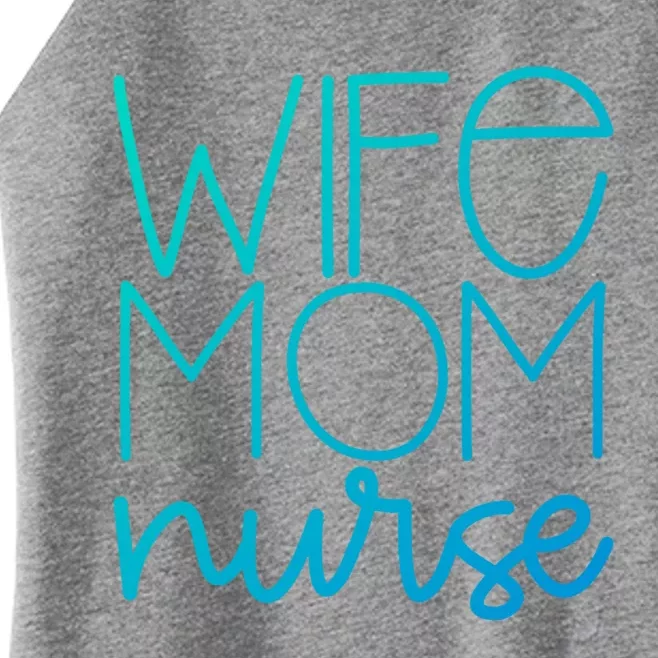 Mom Wife Nurse Hero Tee Gift Women’s Perfect Tri Rocker Tank