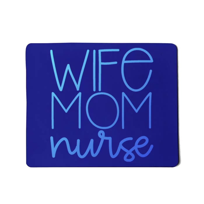 Mom Wife Nurse Hero Tee Gift Mousepad