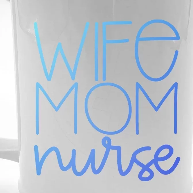 Mom Wife Nurse Hero Tee Gift Front & Back Beer Stein