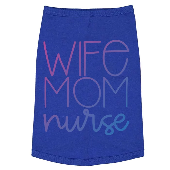 Mom Wife Nurse Hero Tee Gift Doggie Tank