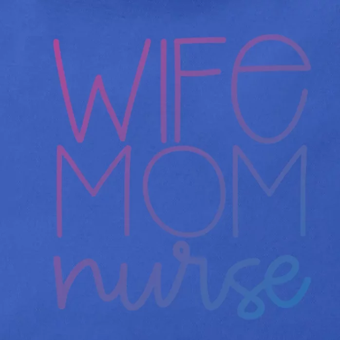 Mom Wife Nurse Hero Tee Gift Zip Tote Bag